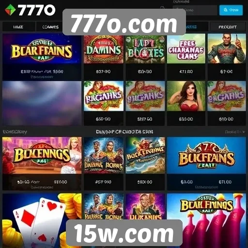 Comparativo de jogos disponíveis no 777o.com